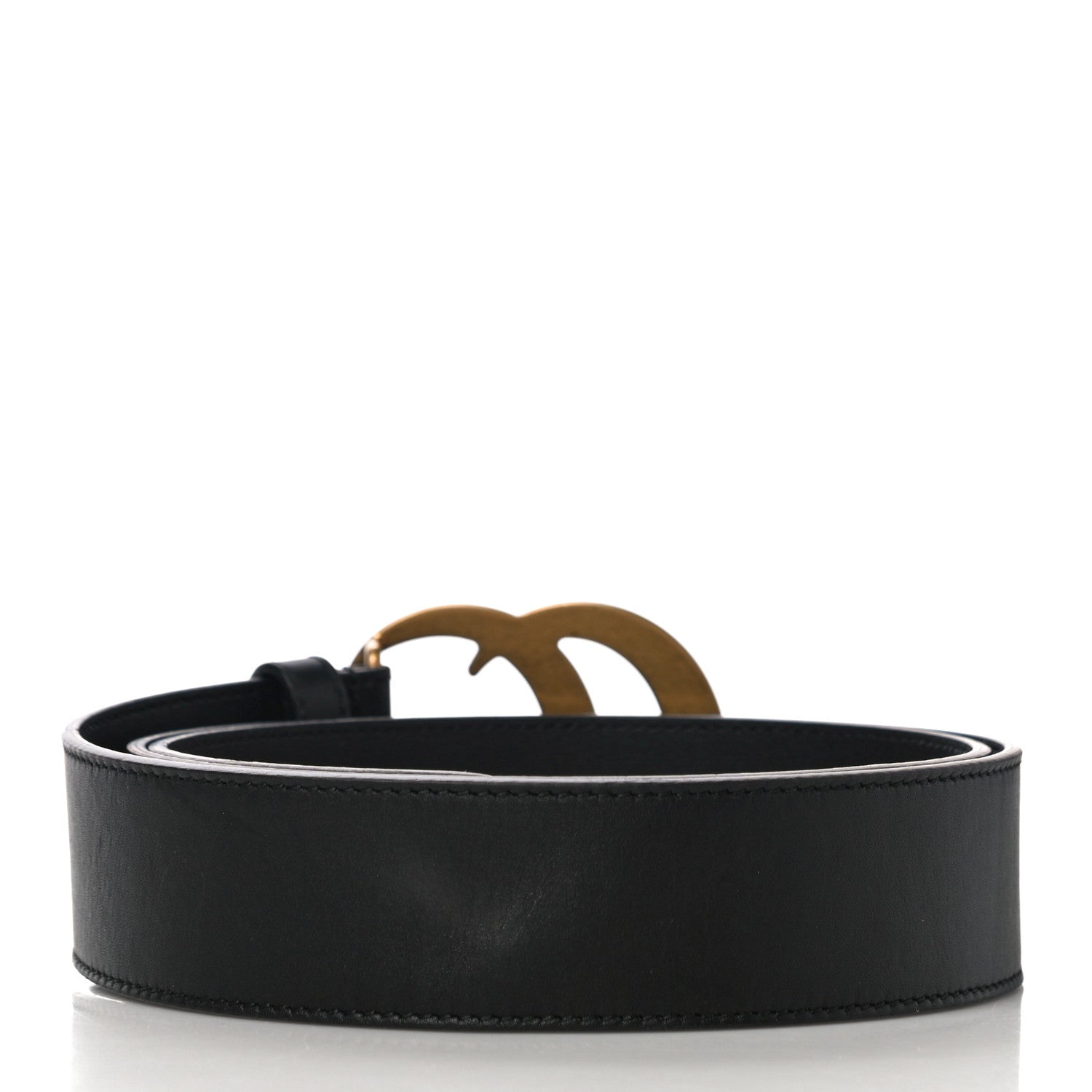 Gucci Calfskin Double G 40mm Belt 95 38 Black 2 of 7
