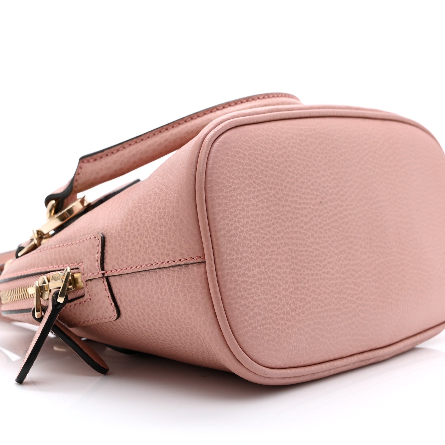 Gucci Dollar Calfskin Small GG Charm Dome Bag Soft Pink 10 of 11