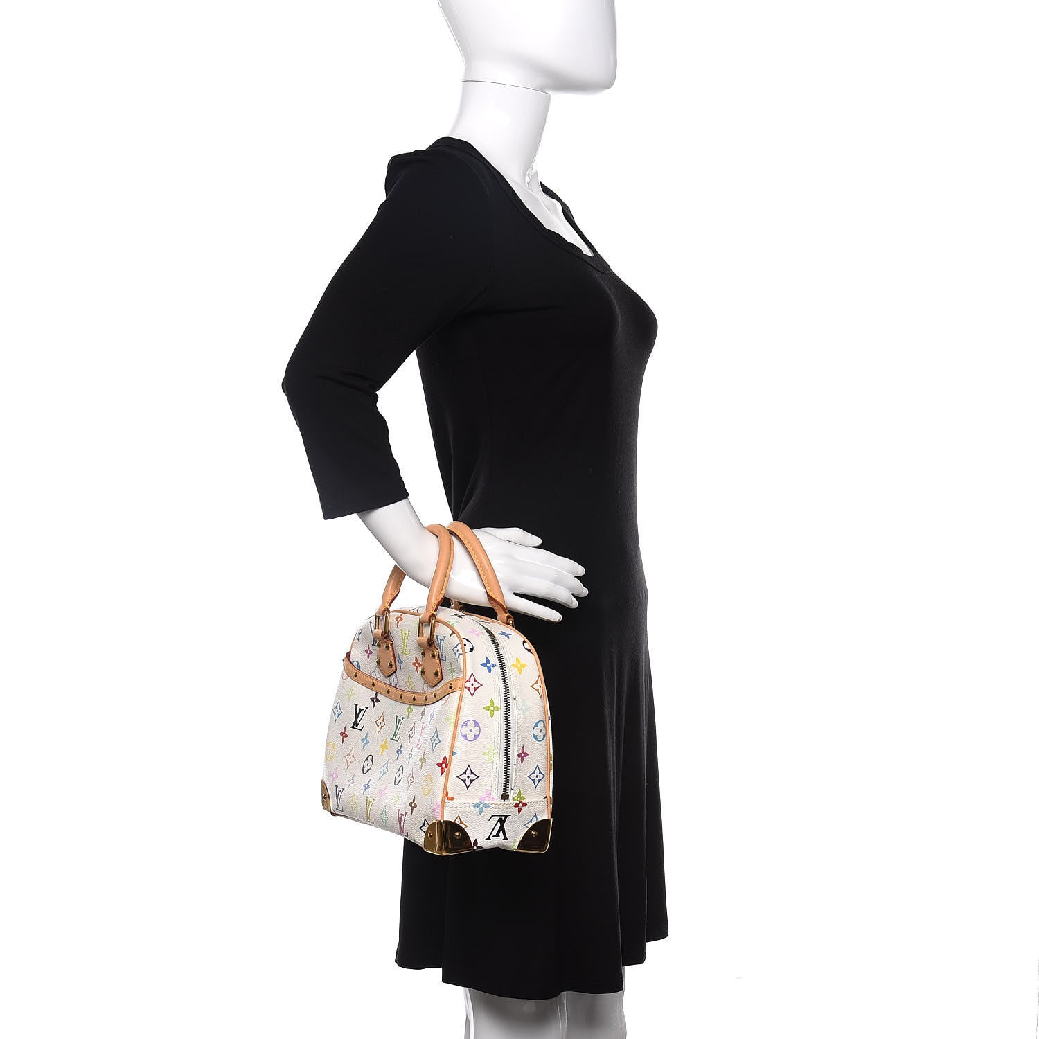 Louis Vuitton Monogram Multicolor Trouville White 2 of 8