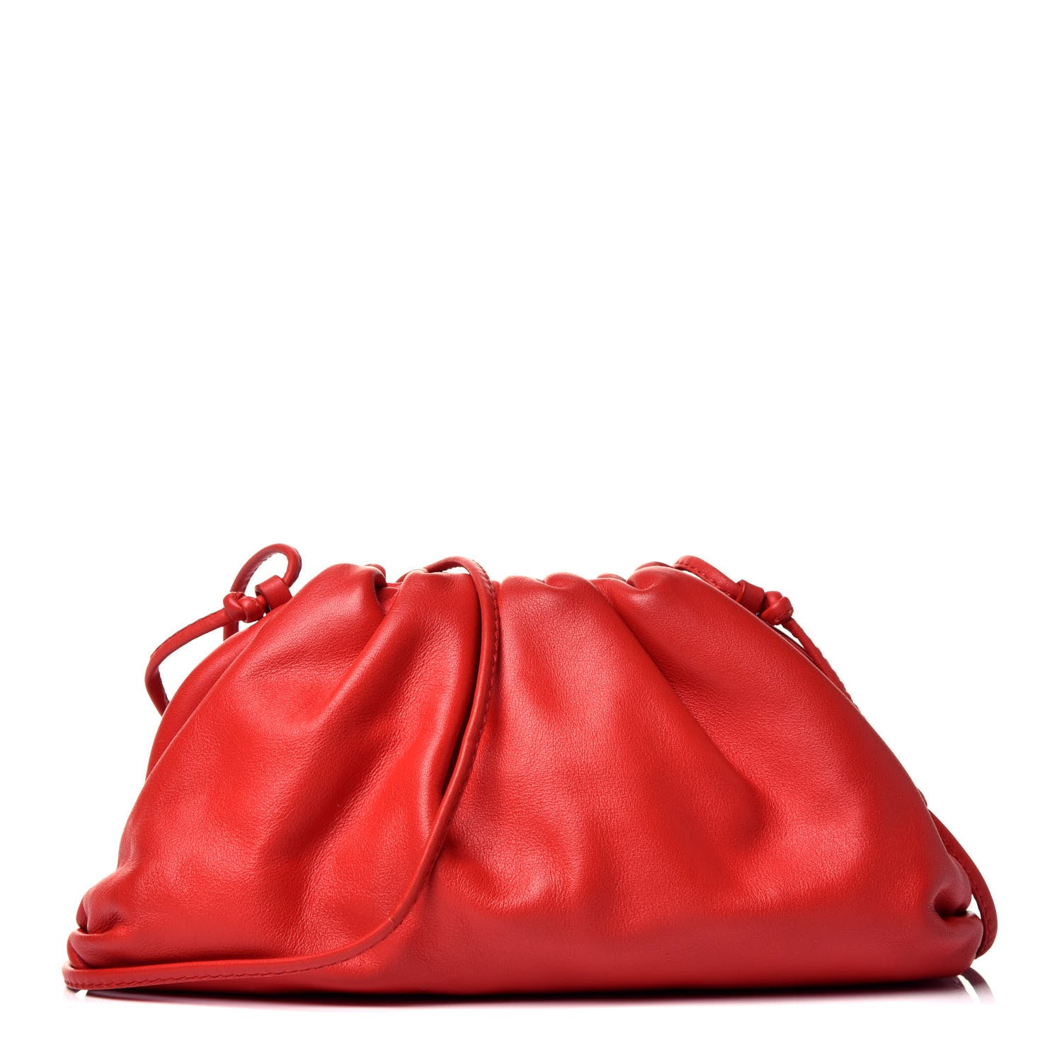 Bottega Veneta Butter Calfskin The Mini Pouch Red 1 of 10