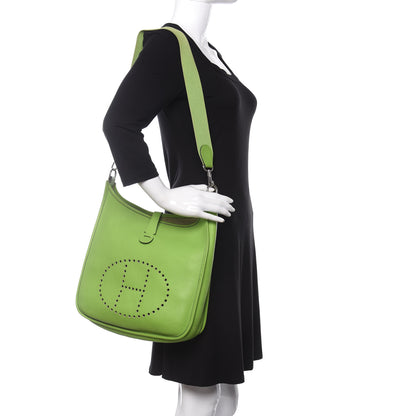 Hermes Taurillon Clemence Evelyne PM Granny 2 of 12