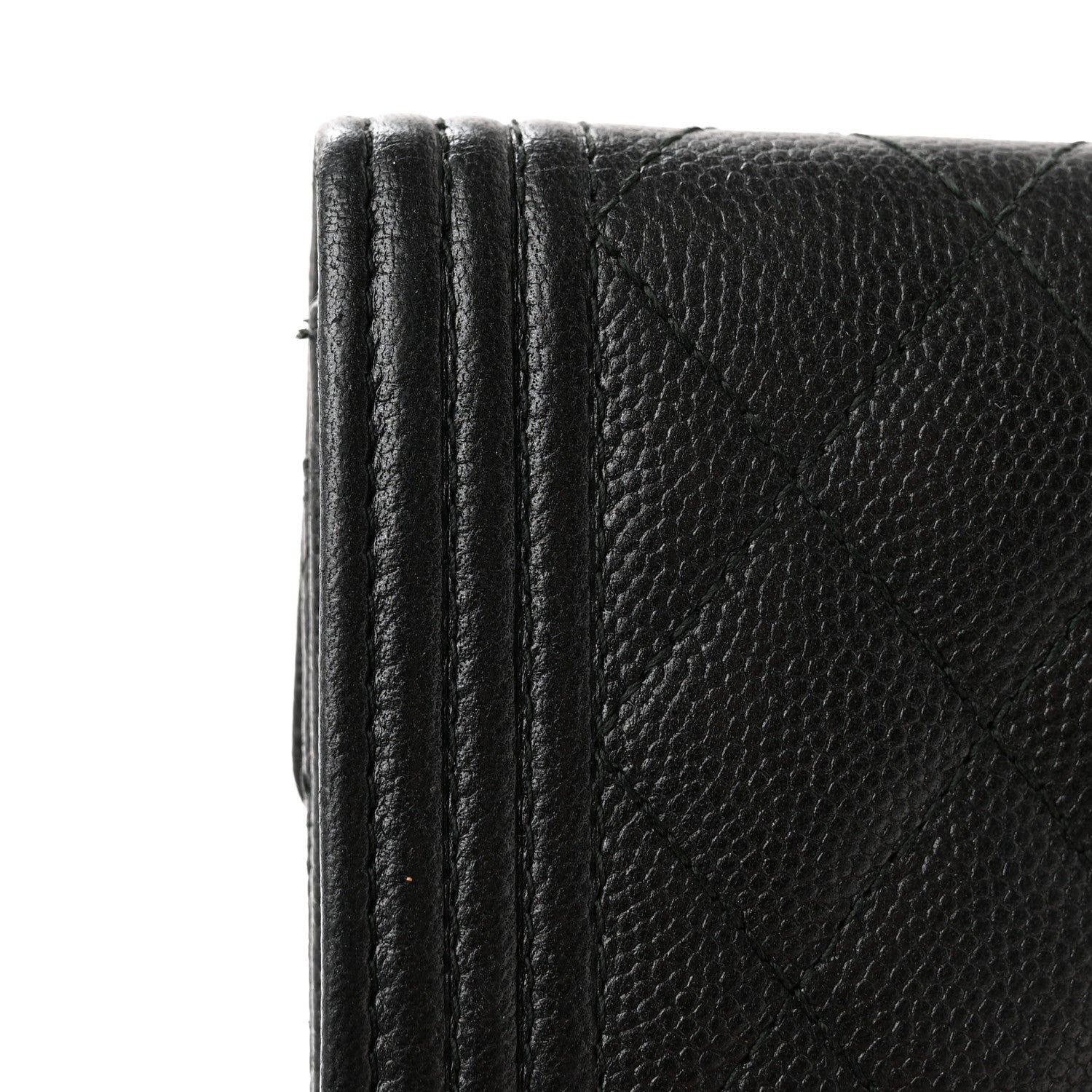 Chanel Caviar Quilted Boy Flap Card Holder So Black 10 of 11