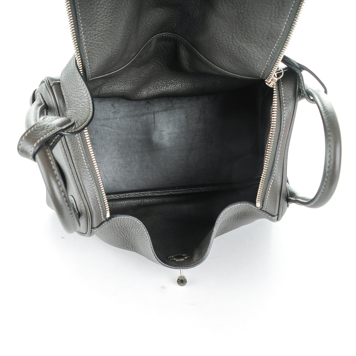 Hermes Taurillon Clemence Lindy 30 Graphite 7 of 20