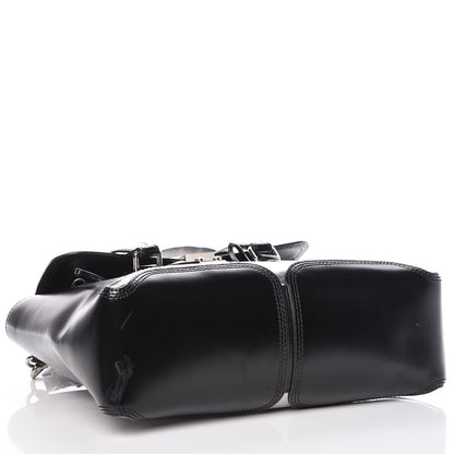 3.1 Phillip Lim 3.1 Smooth Calfskin Specchio Medium Pashli Satchel Black Silver 4 of 16