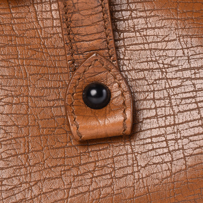 Gucci Calfskin Bamboo Bullet Satchel Brown 20 of 23