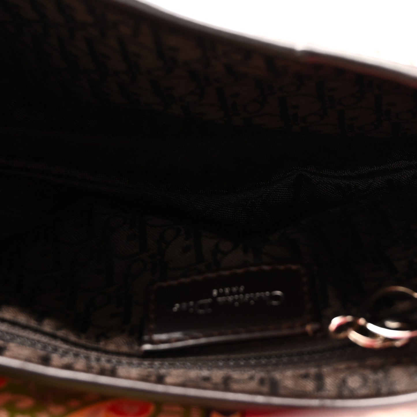 Silk Paisley Saddle Bag Multicolor