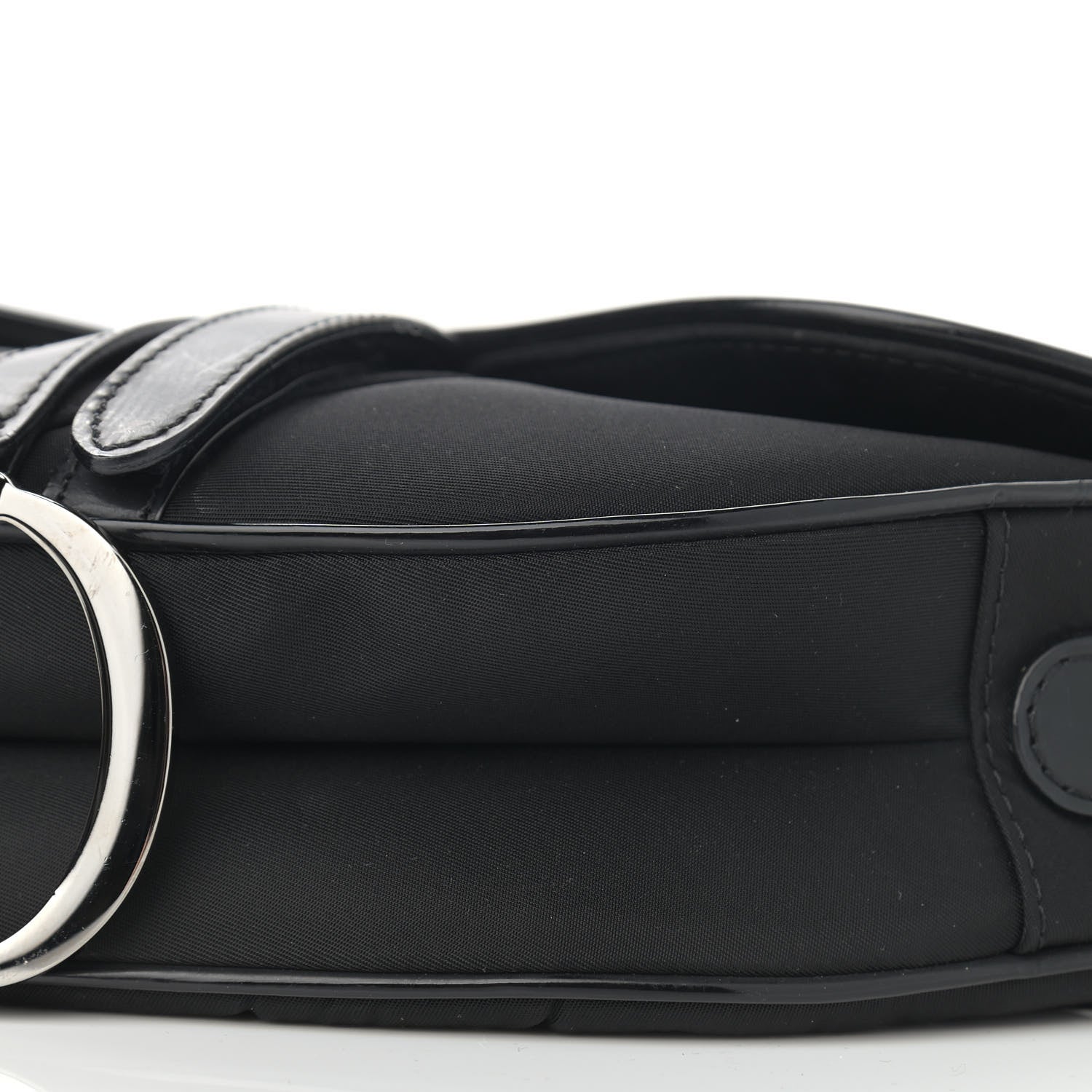 Christian Dior Nylon Saddle Bag Black 9 of 10