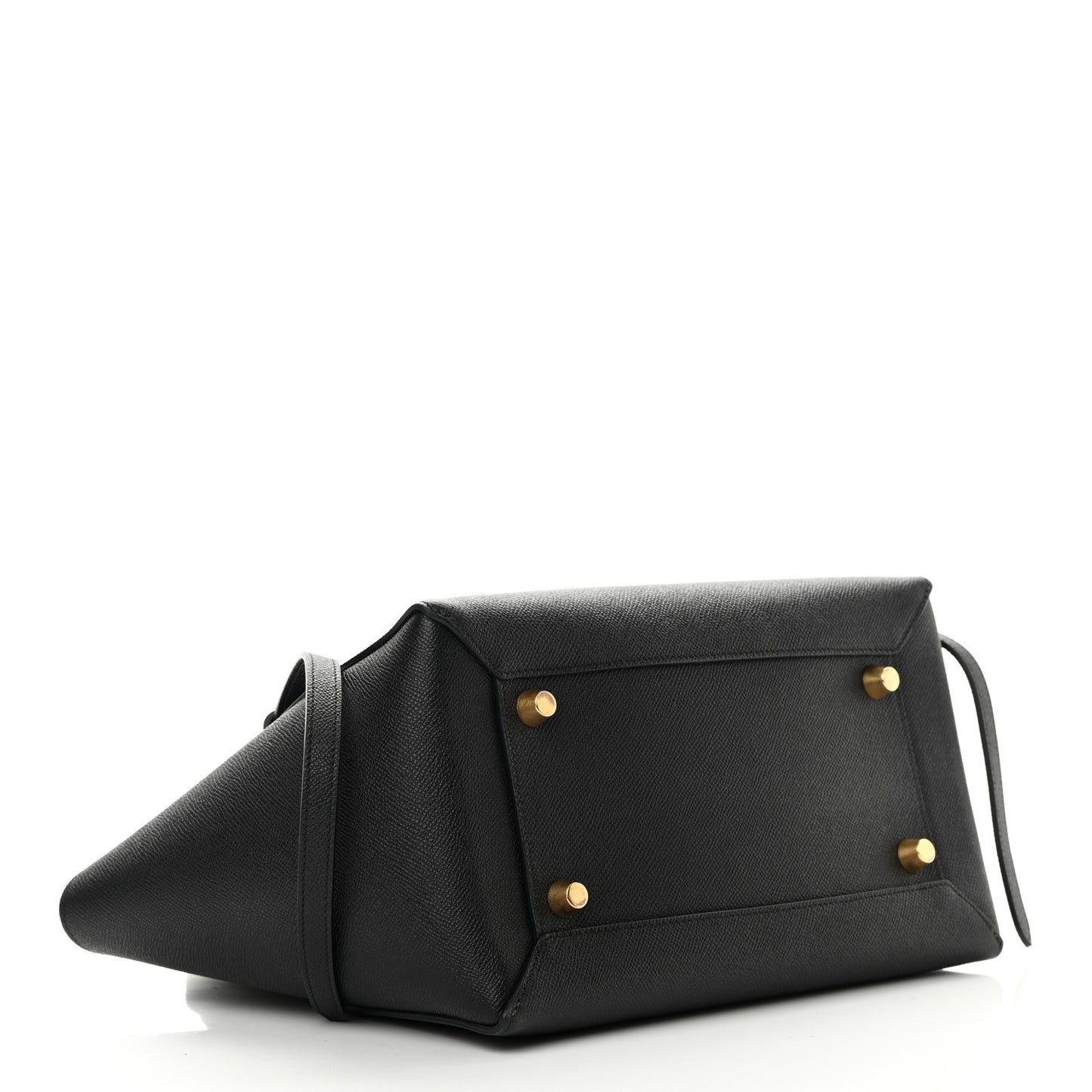 Grained Calfskin Mini Belt Bag Black