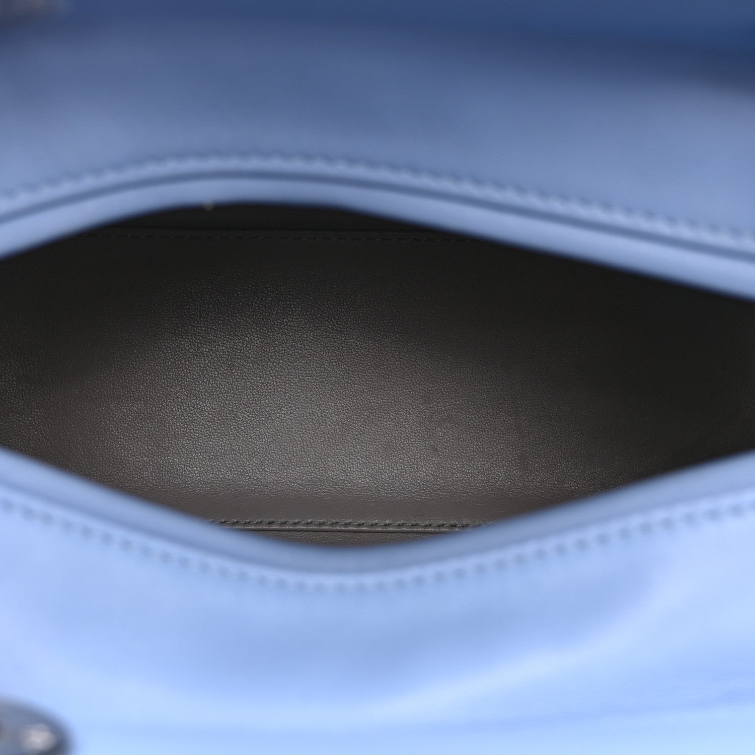 Christian Dior Lambskin Cannage Medium Bi-Color Lady Dior Blue Gray 5 of 10