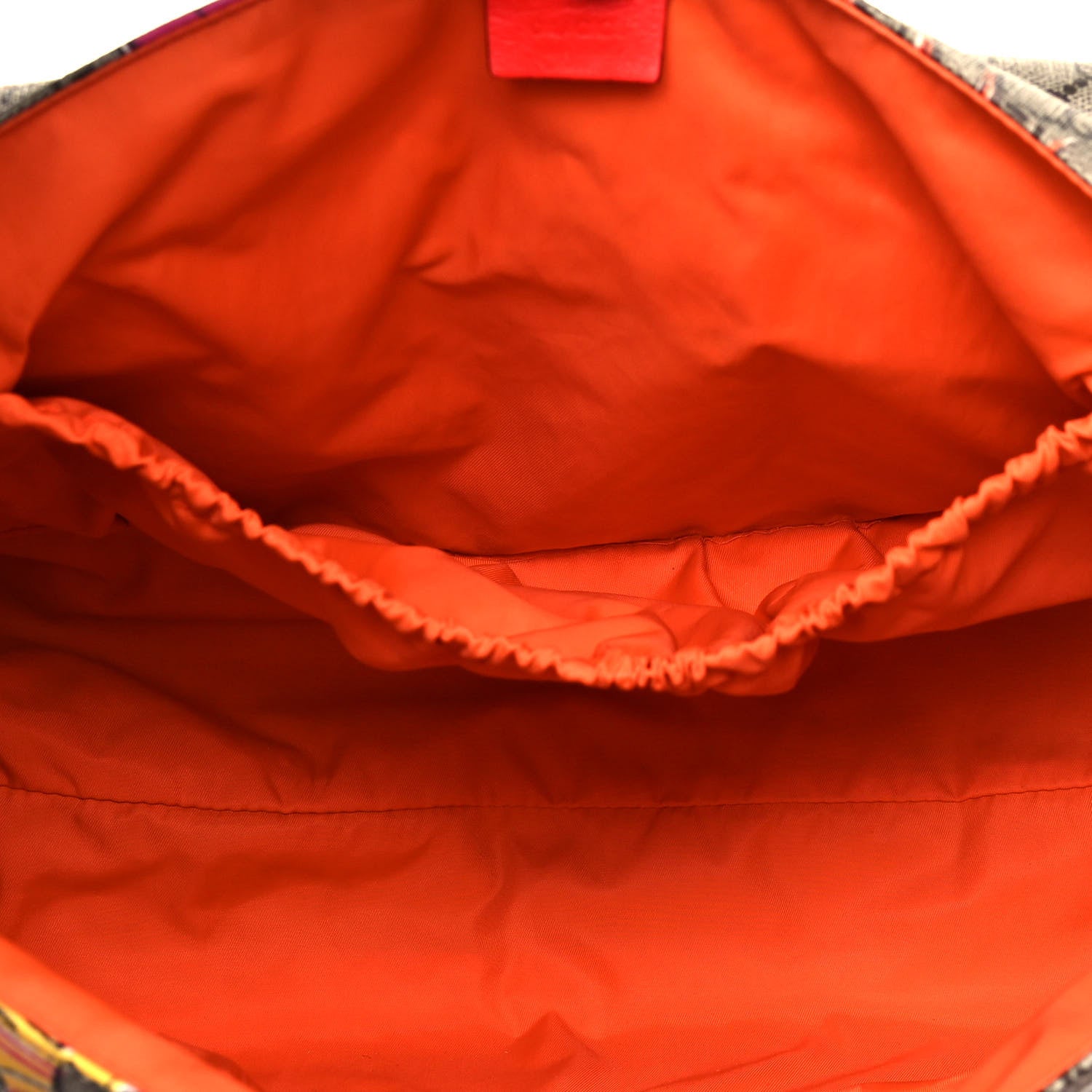Gucci GG Supreme Monogram Space Cats Diaper Bag Orange 6 of 13