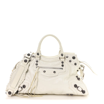 Balenciaga Agneau Arena Neo Cagole City Handbag Optic White 1 of 10