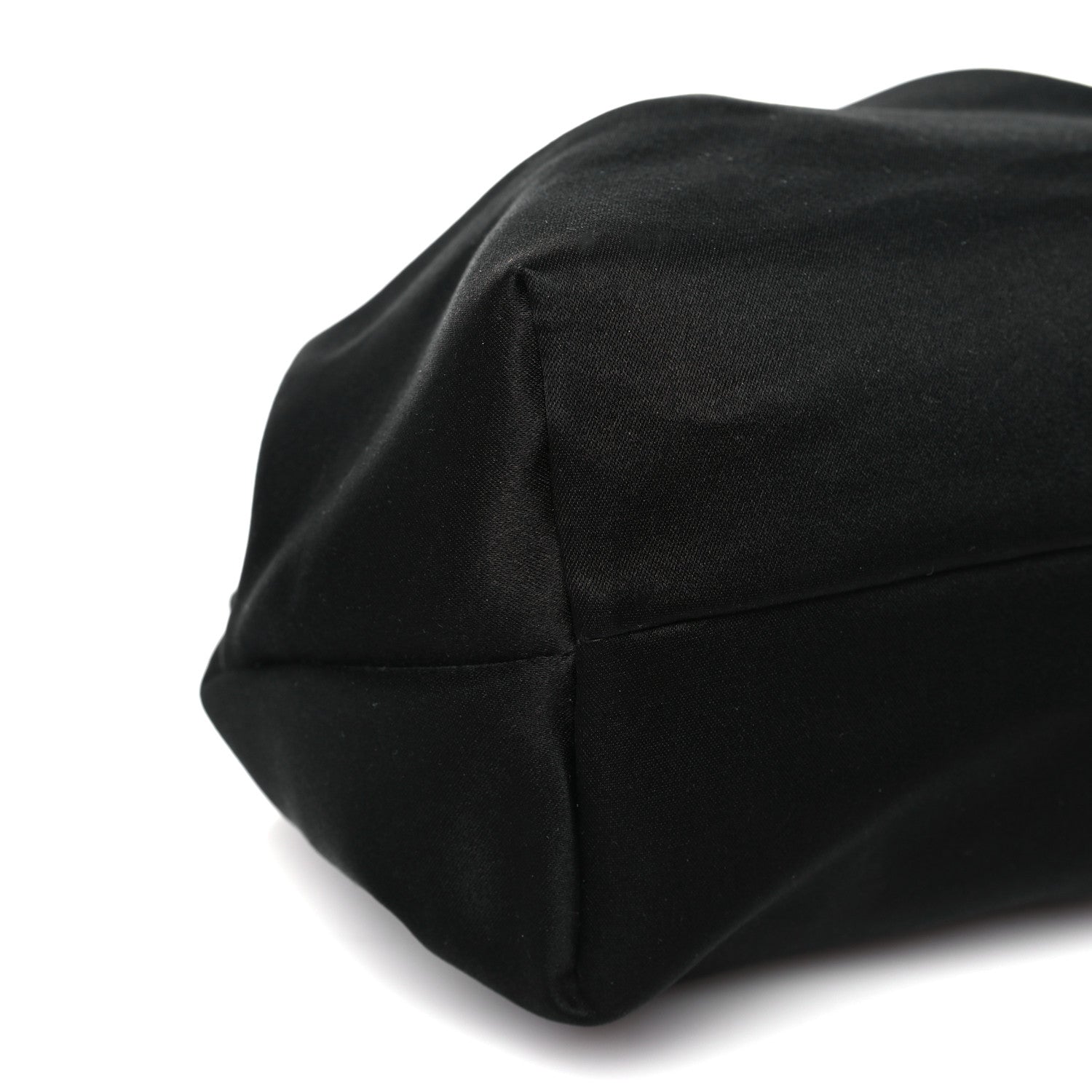 The Row Satin Micro Double Circle Bag Black 9 of 10