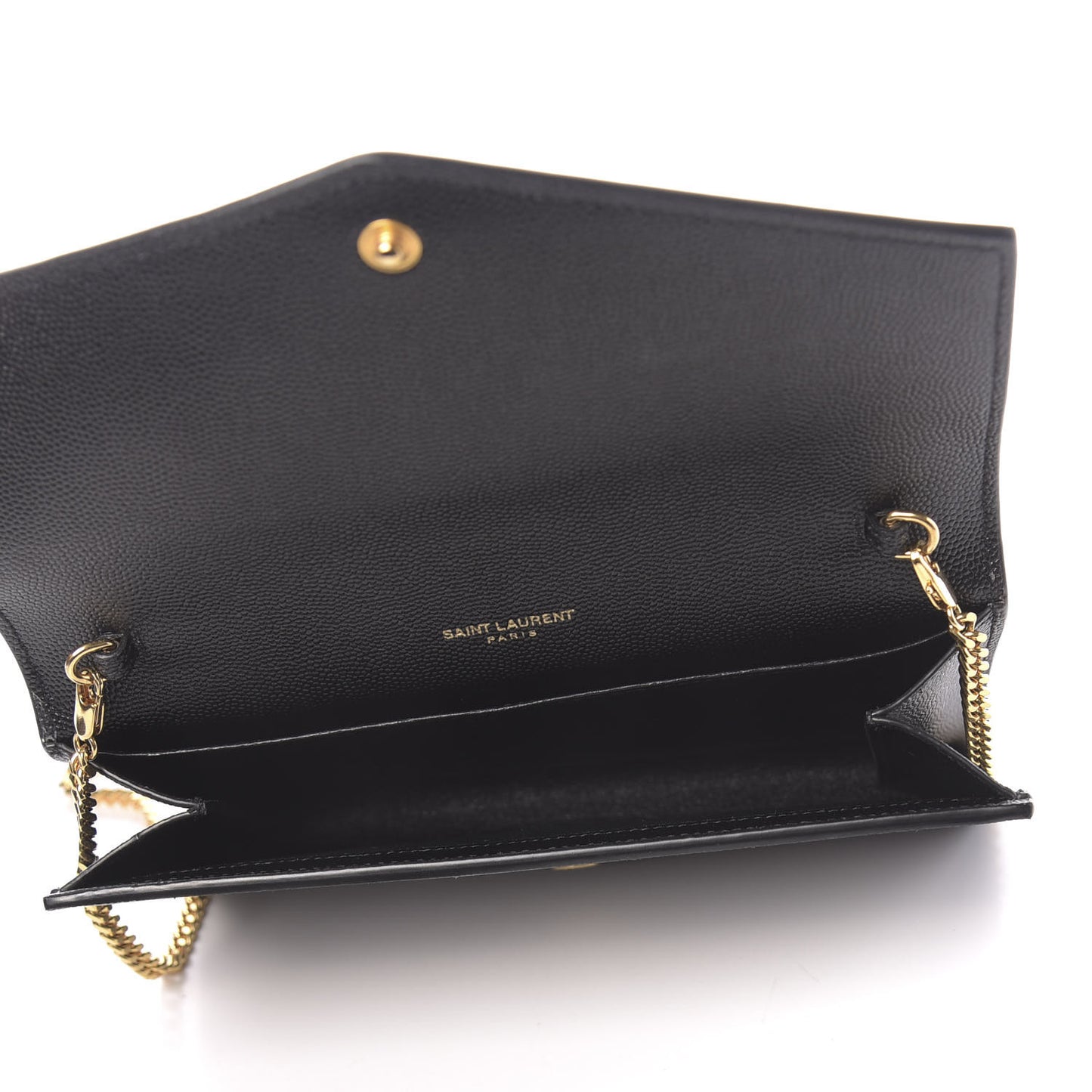 Grain De Poudre Uptown Chain Wallet Black