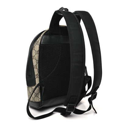 Gucci GG Supreme Monogram Small Eden Day Backpack Black 2 of 10