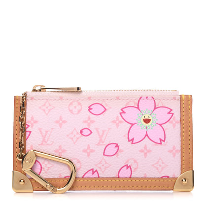 Louis Vuitton Monogram Cherry Blossom Key Pouch Pink 11 of 13
