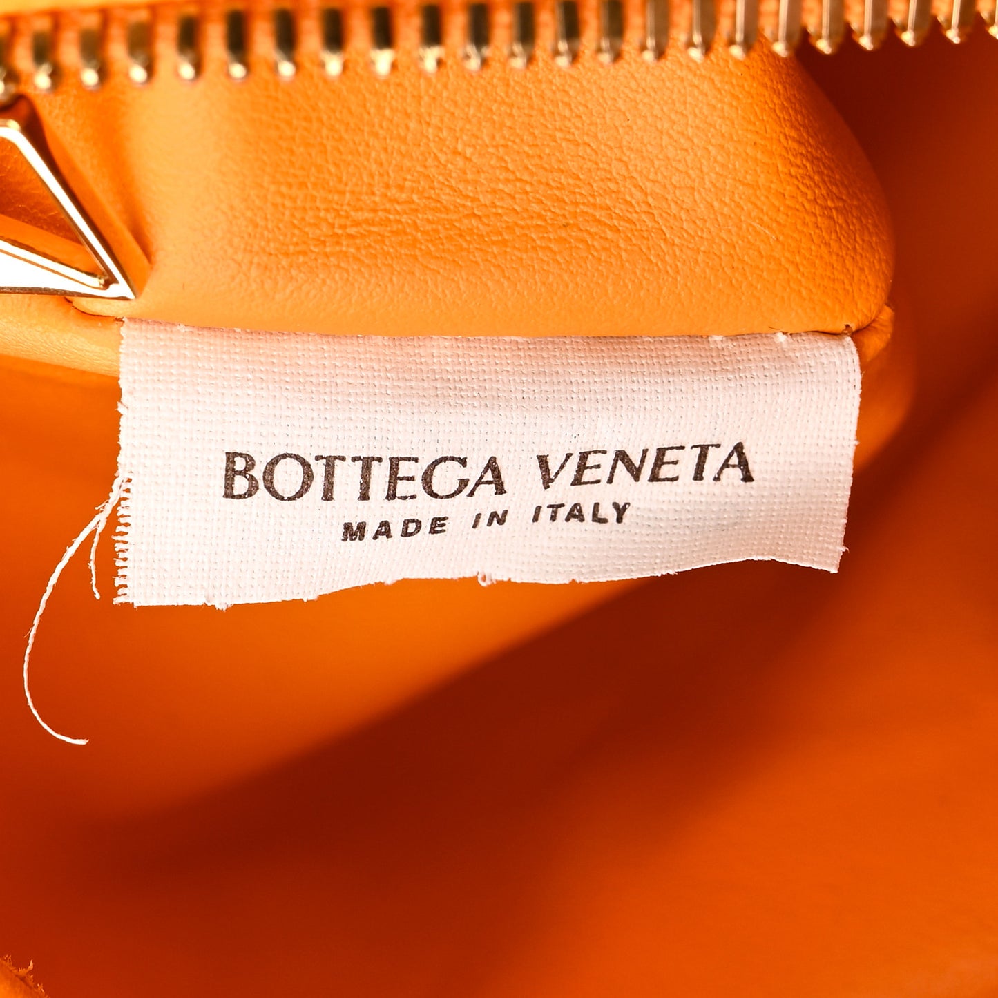 Nappa Intrecciato Mini Jodie Tangerine