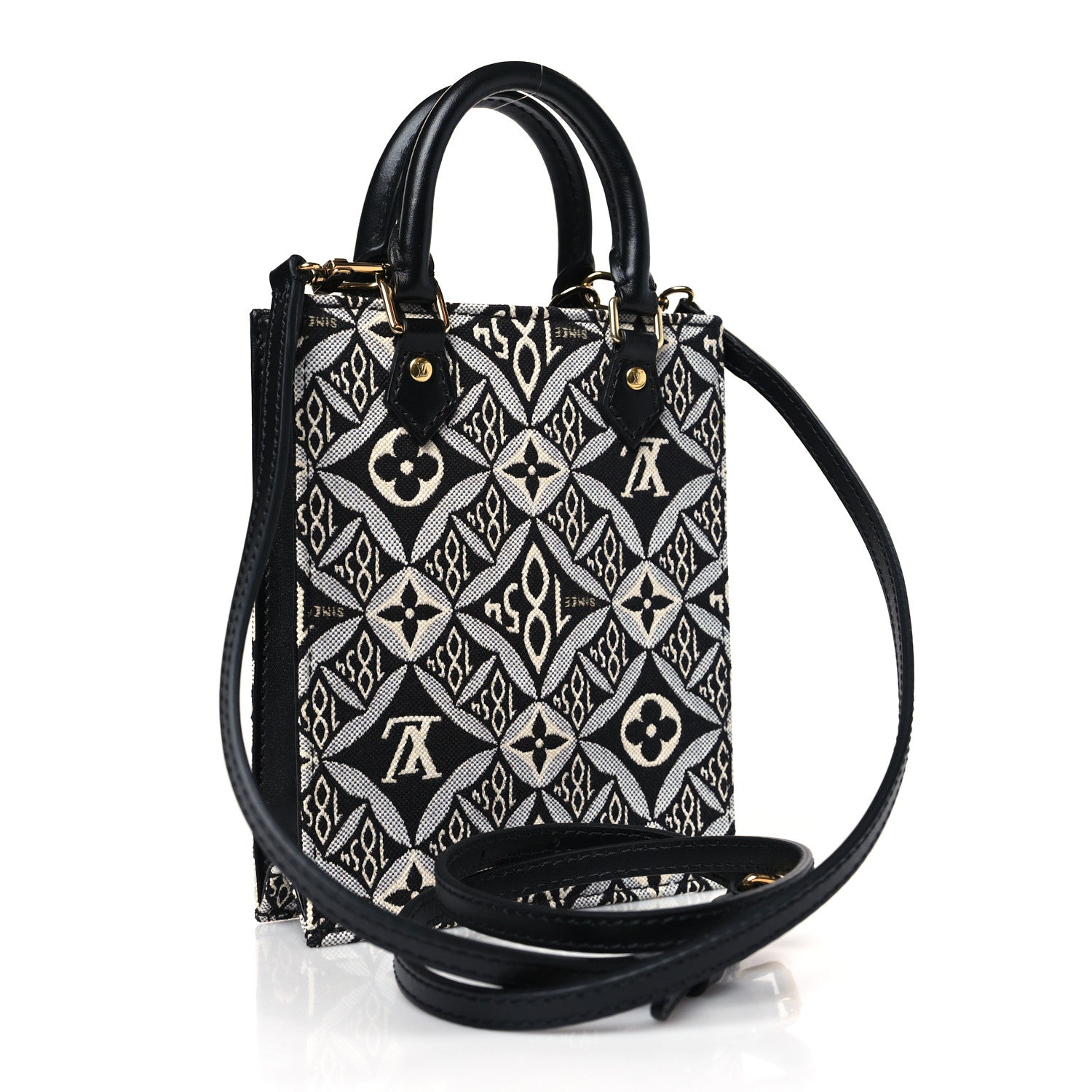 Louis Vuitton Jacquard Since 1854 Petit Sac Plat Grey 3 of 8