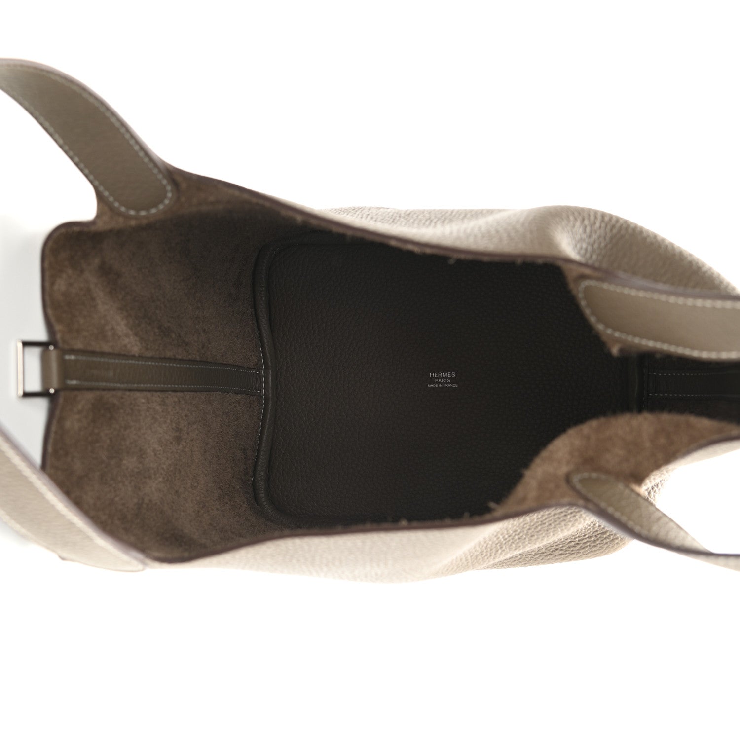 Hermes Taurillon Clemence Picotin Lock 22 MM Etoupe 5 of 10