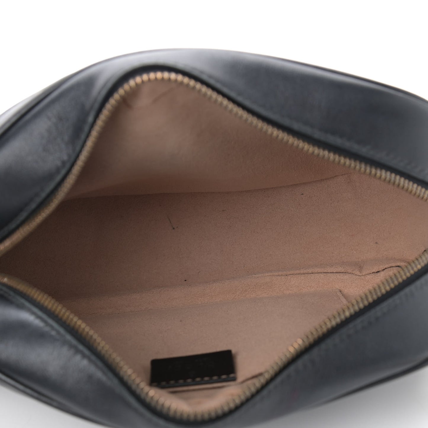 Calfskin Matelasse Small GG Marmont Chain Shoulder Bag Black