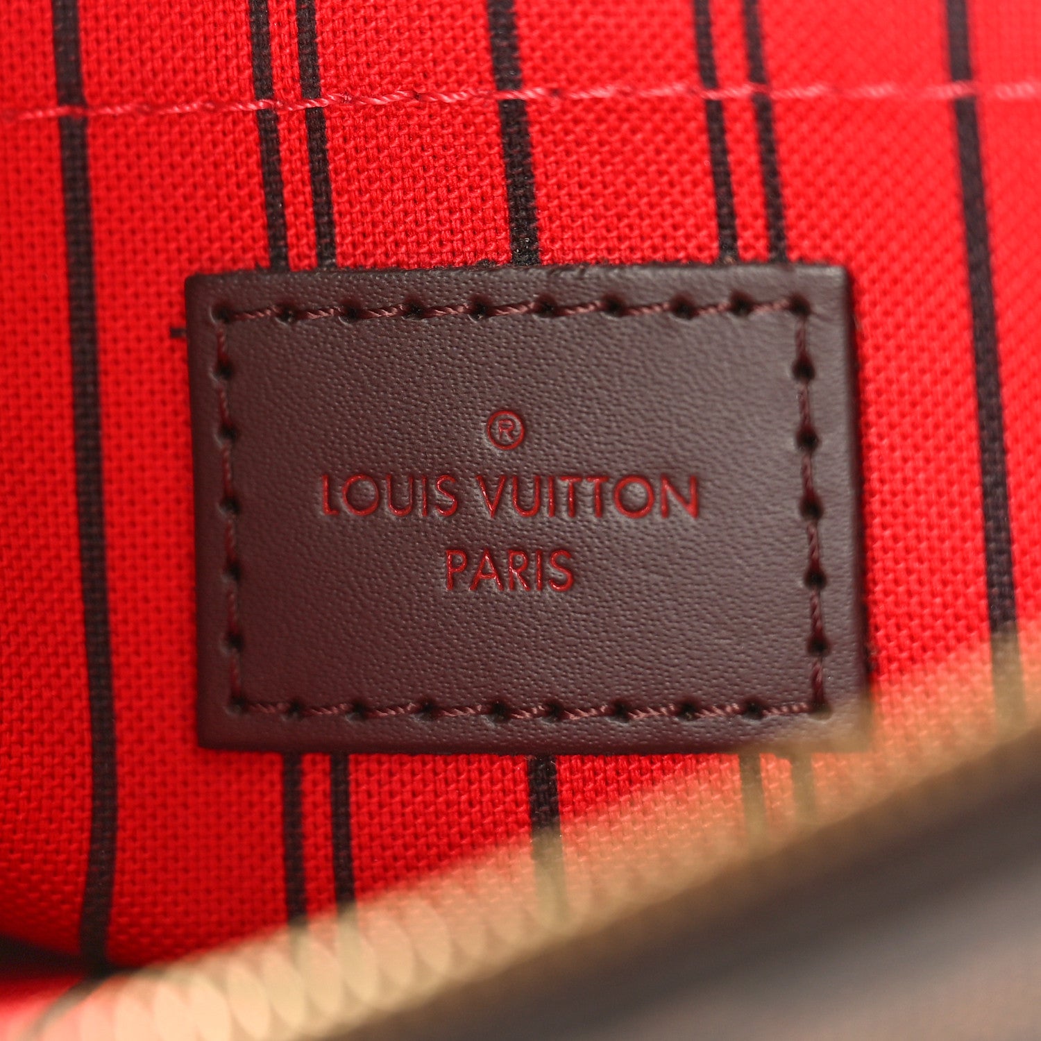 Louis Vuitton Damier Ebene Neverfull MM GM Pochette 6 of 8
