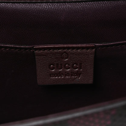 Gucci Snakeskin G Night Clutch  Burgundy Black 6 of 10