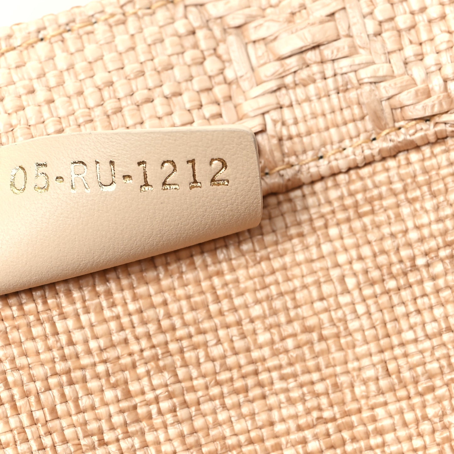 Raffia Cannage Large Book Tote Natural