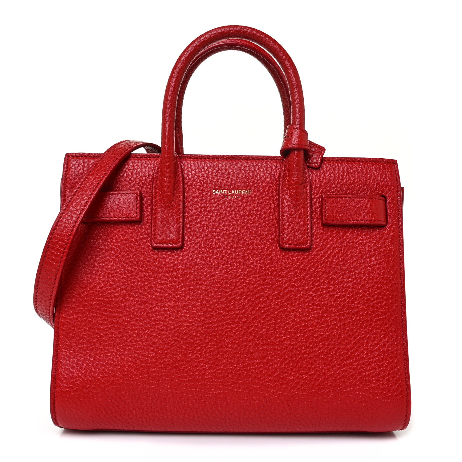 Saint Laurent Calfskin Nano Sac De Jour Lipstick Red 1 of 8