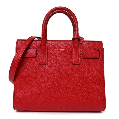 Saint Laurent Calfskin Nano Sac De Jour Lipstick Red 1 of 8