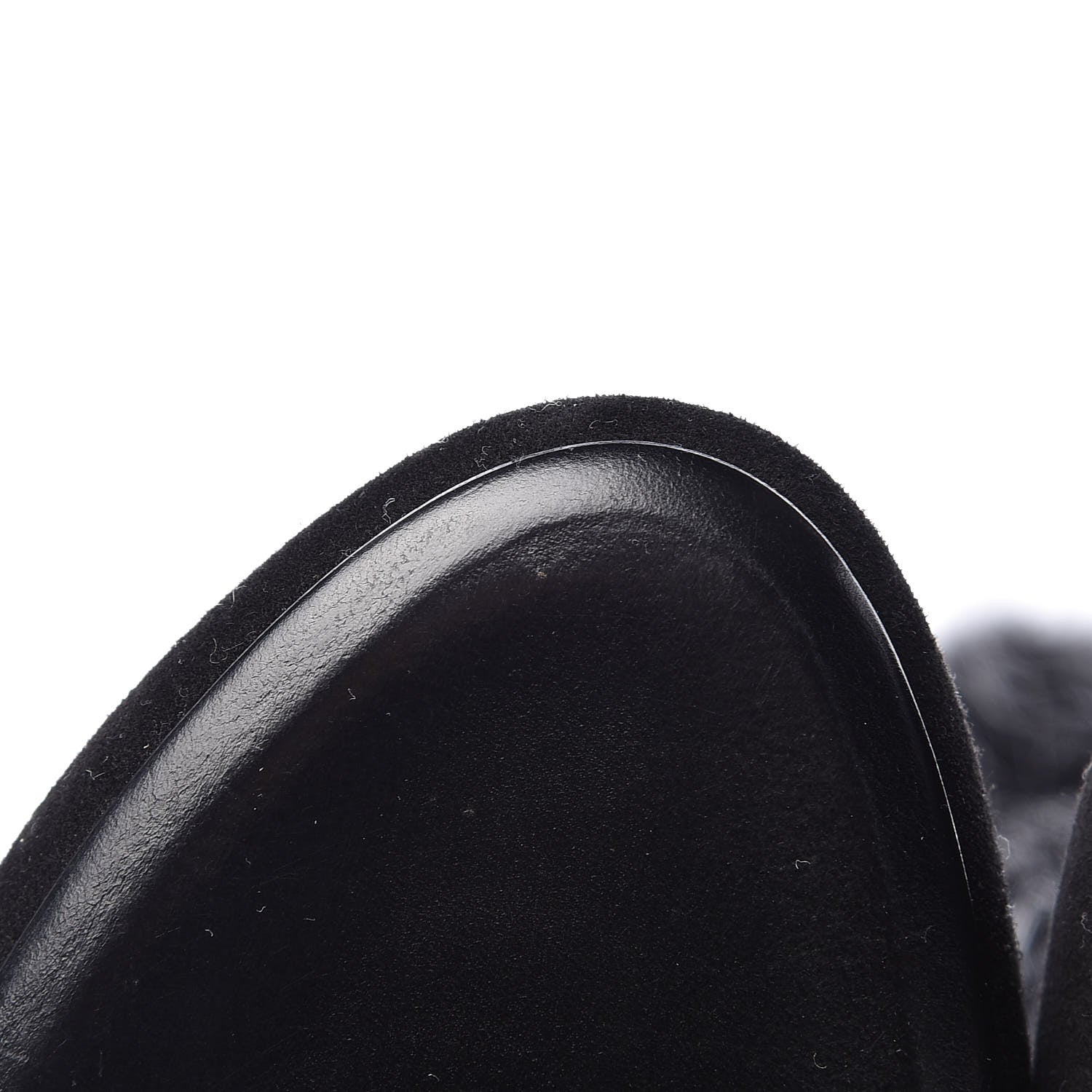 Louis Vuitton Suede Beaver Fur Glam Ankle Boots 39 Black 7 of 8