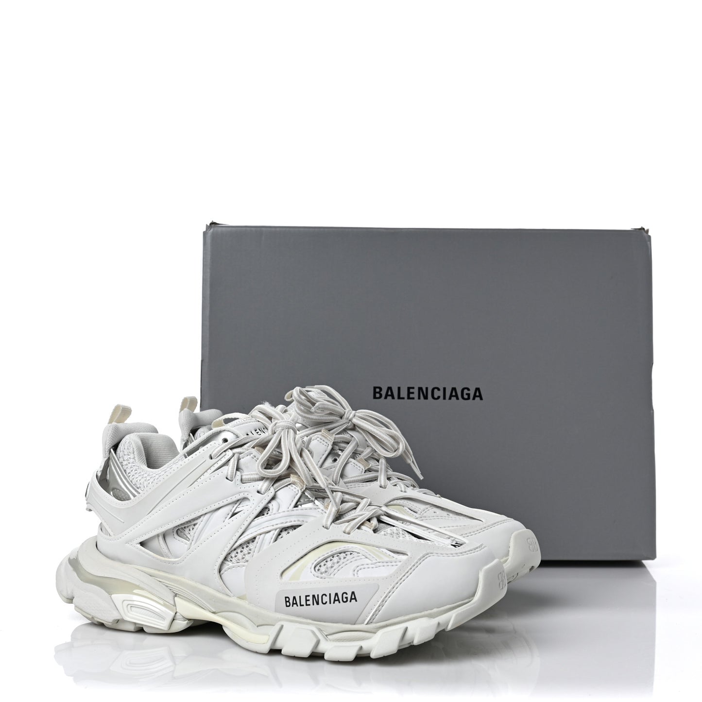 Mesh Nylon Womens Track Sneakers 40 White