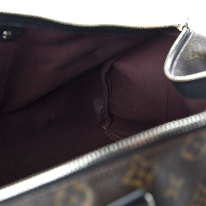 Louis Vuitton Monogram Macassar Keepall Bandouliere 45 6 of 11
