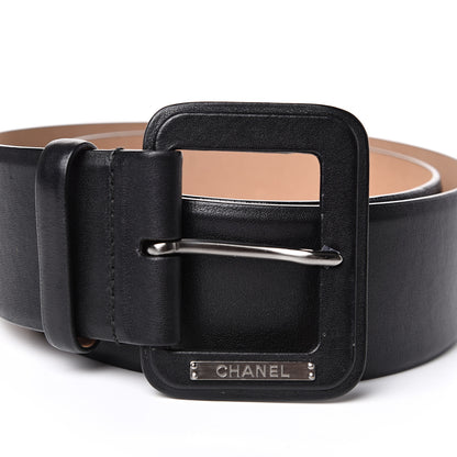 Chanel Calfskin Belt 85 34 Black 1 of 8