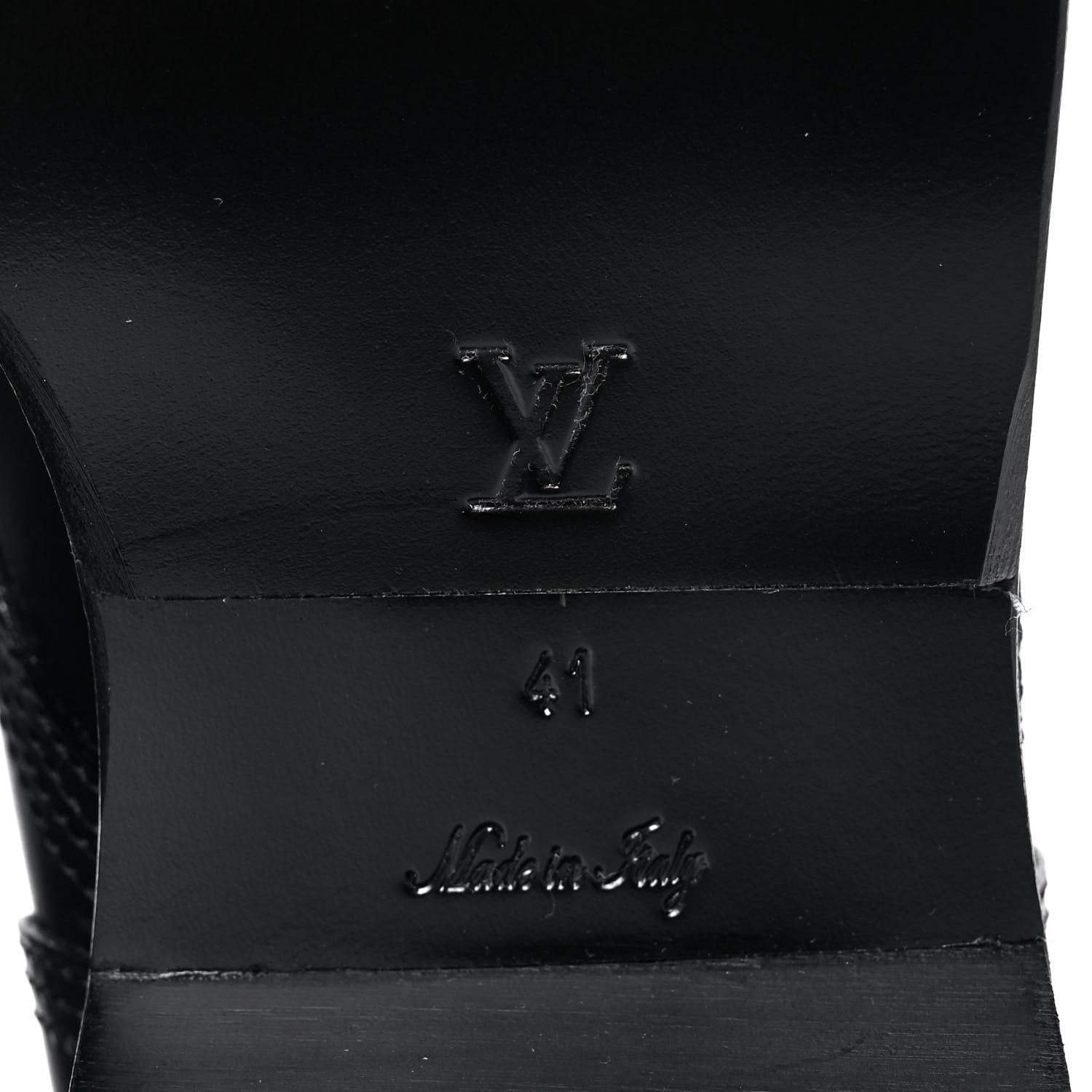 Louis Vuitton Calfskin Monogram Metropolis Flat Ranger Boots 41 Black 6 of 8