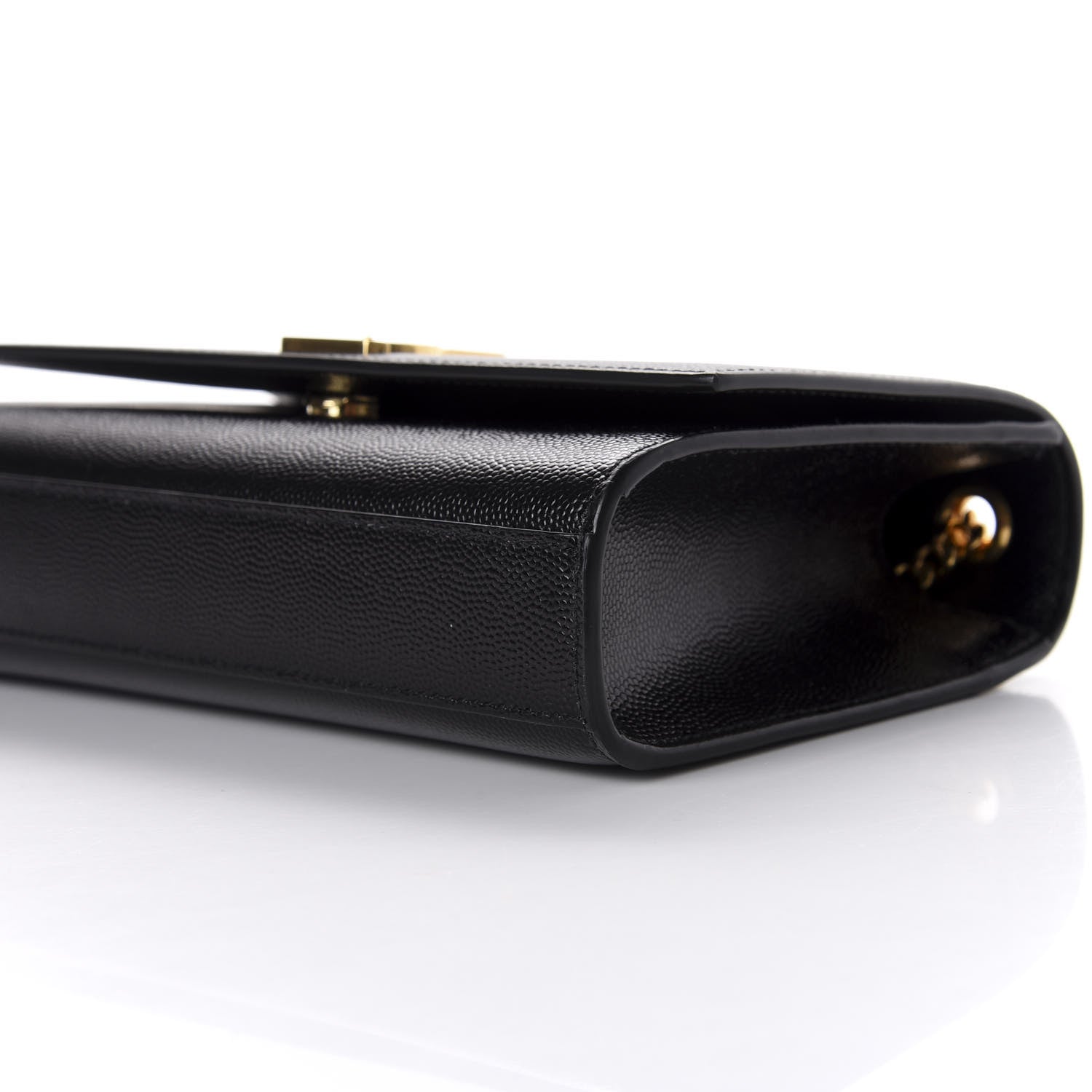 Saint Laurent Grain De Poudre Small Monogram Kate Satchel Black 8 of 9