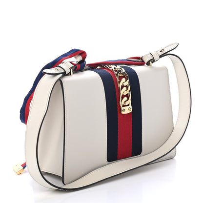 Gucci Calfskin Small Sylvie Shoulder Bag Off White 2 of 6