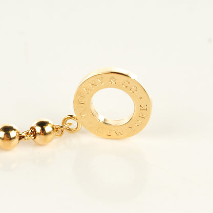 Tiffany 18K Yellow Gold 4mm Beads Toggle Bracelet 4 of 6