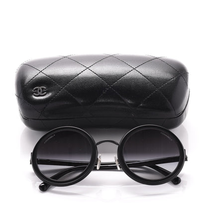 Chanel Round Sunglasses 4226 Black 7 of 7