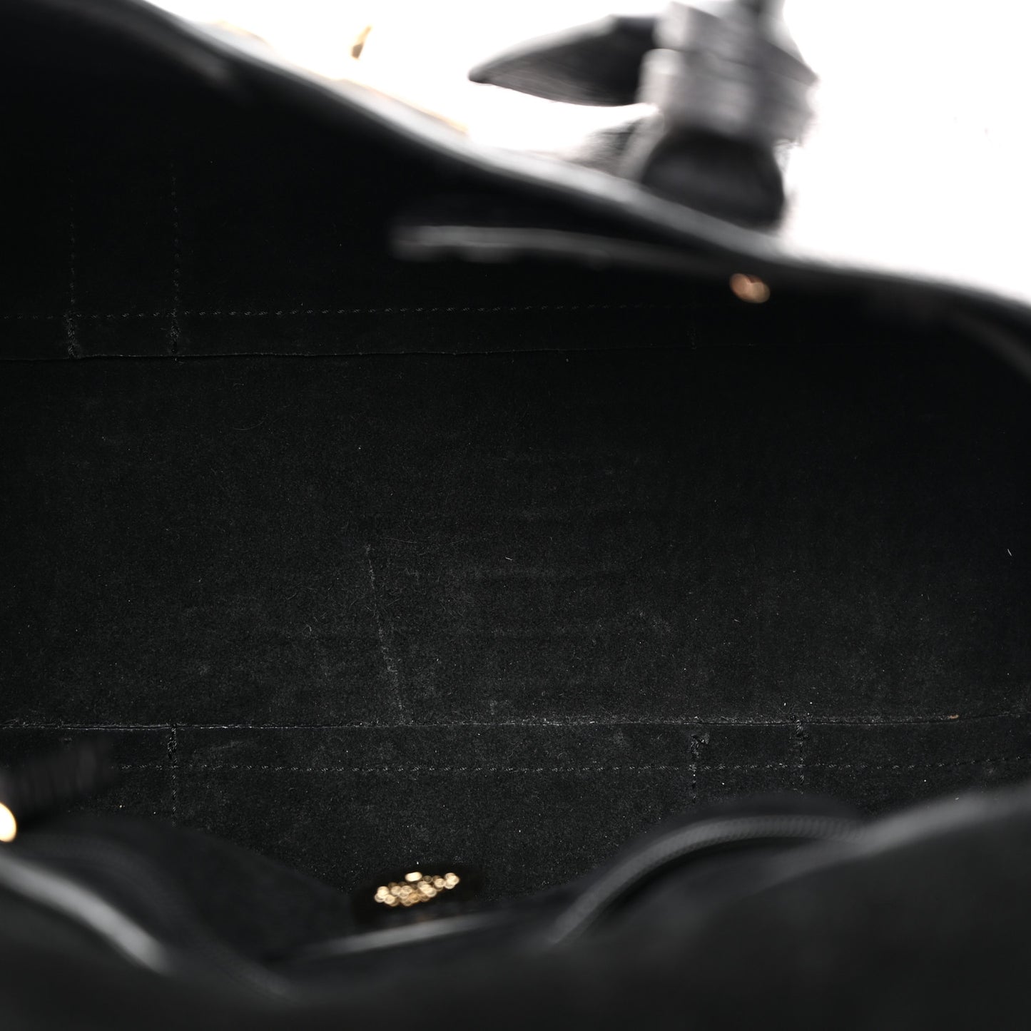 Calfskin Crocodile Embossed Small Bayswater Satchel Black