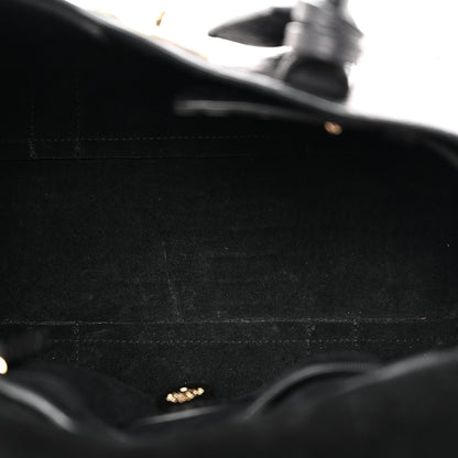 Mulberry Calfskin Crocodile Embossed Small Bayswater Satchel Black 5 of 14