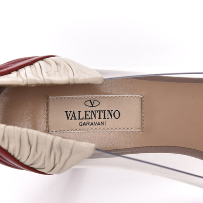Valentino Garavani Ruched Lambskin PVC B-Drape Pumps 36 Multicolor 6 of 11