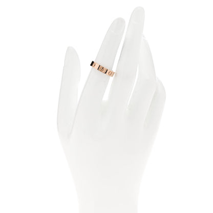 Cartier 18K Pink Gold Diamond 4mm LOVE Wedding Band Ring 51 5.75 2 of 4