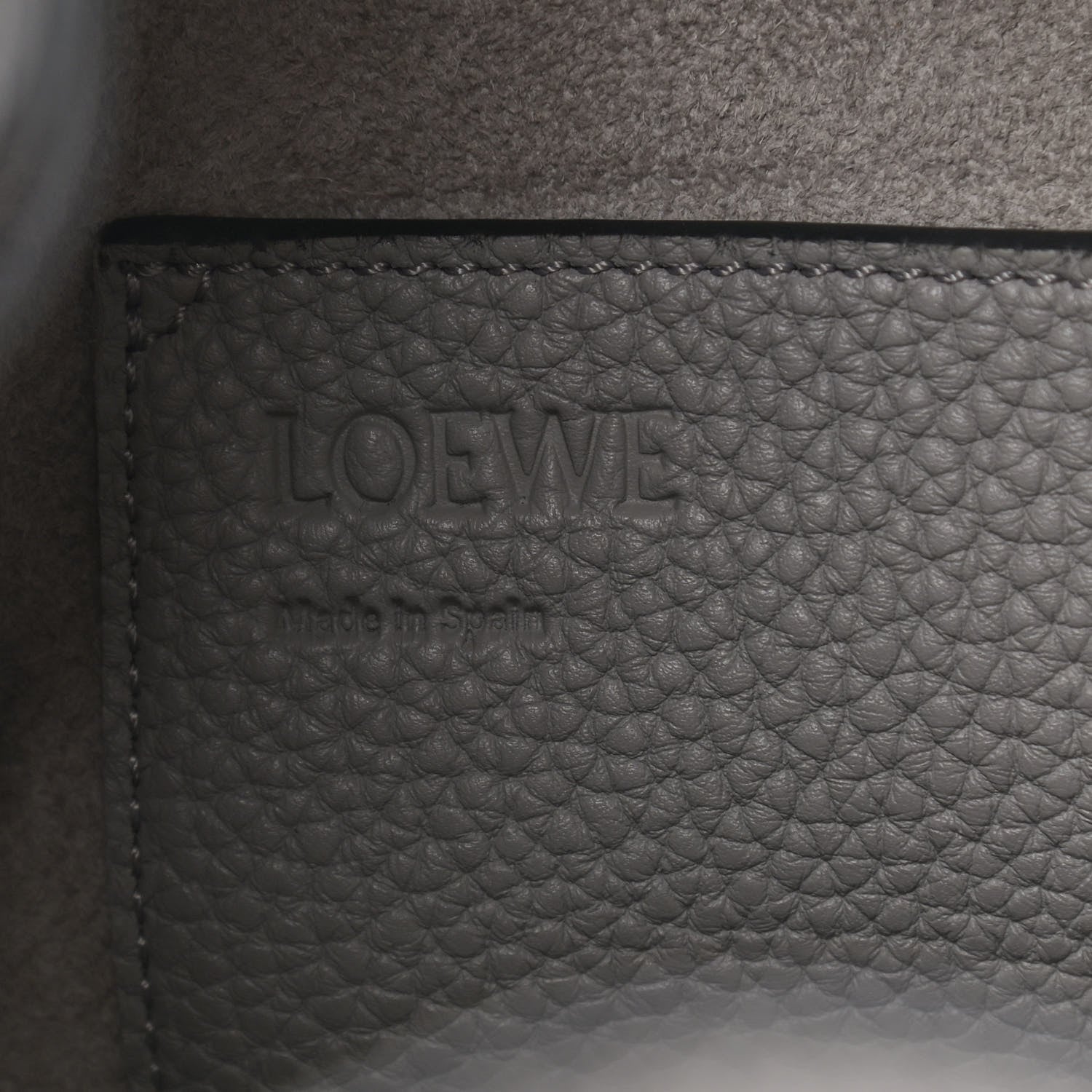 Loewe Calfskin Medium Balloon Bucket Bag Smoke 6 of 9