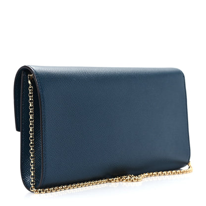 Salvatore Ferragamo Printed Calfskin Gancini Icona Mini Bag Blue 3 of 10