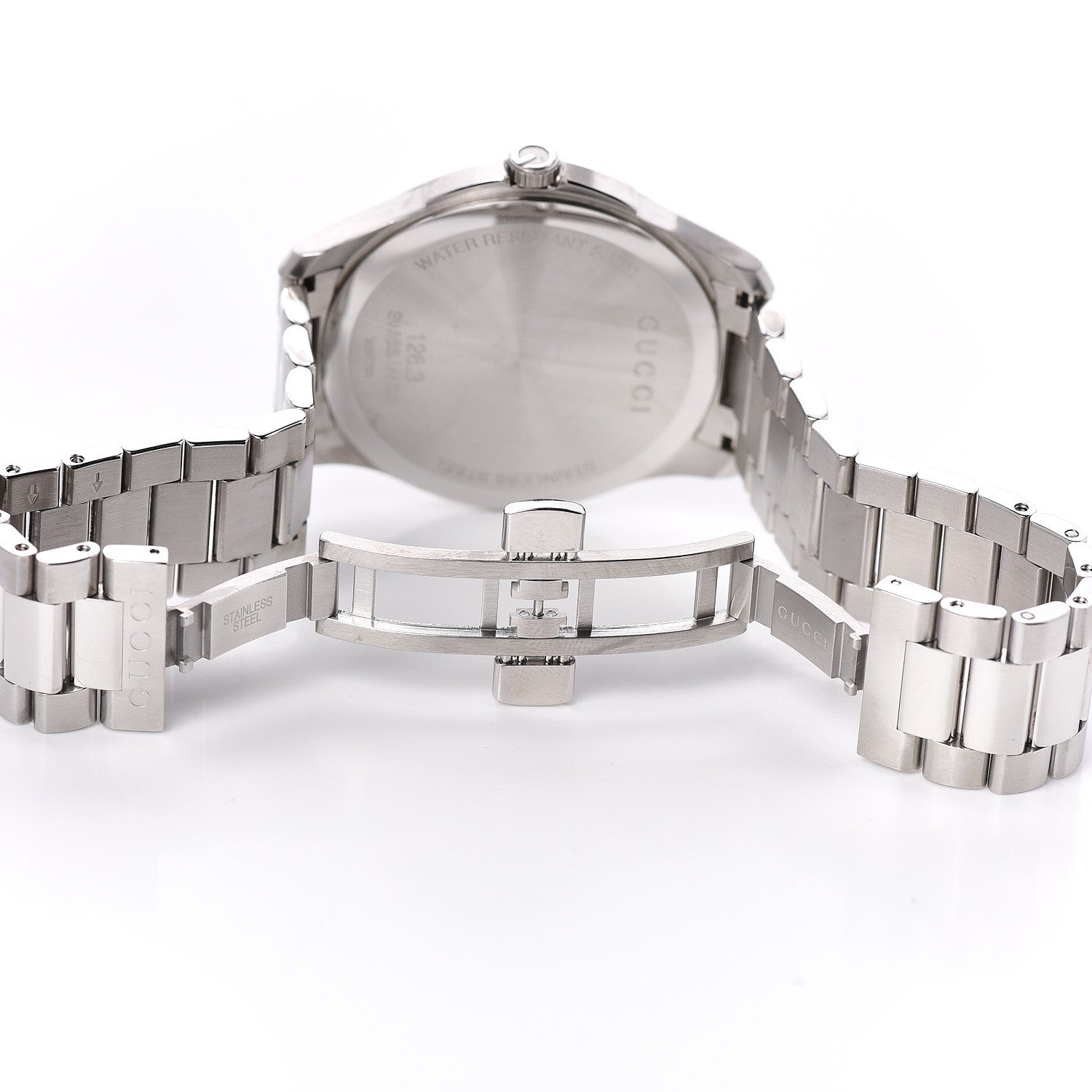 Gucci Stainless Steel 40mm G-Timeless Quartz Watch Brown 6 of 7