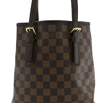 Louis Vuitton Damier Ebene Marais Bucket 23 8 of 10