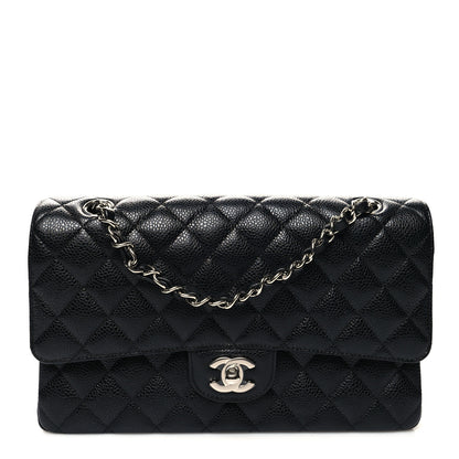 Chanel Caviar Quilted Medium Double Flap Black 1 of 13