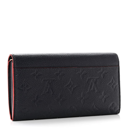 Louis Vuitton Empreinte Sarah Wallet NM Marine Rouge 3 of 11