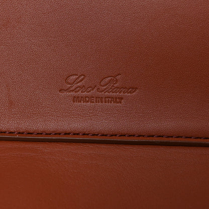 Loro Piana Smooth Calfskin Medium Sesia Kummel 7 of 10