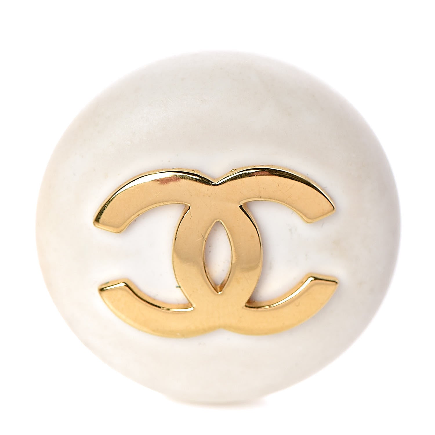 Chanel CC Clip On Earrings Gold 4 of 7