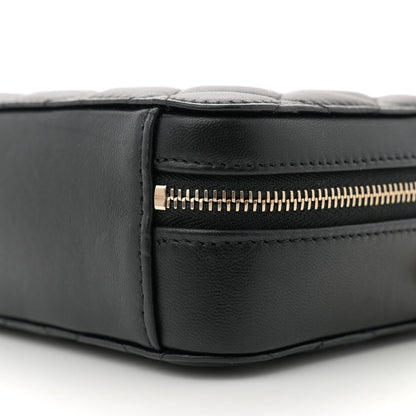 Chanel Lambskin Quilted CC Pearl Crush Camera Case Black 10 of 11